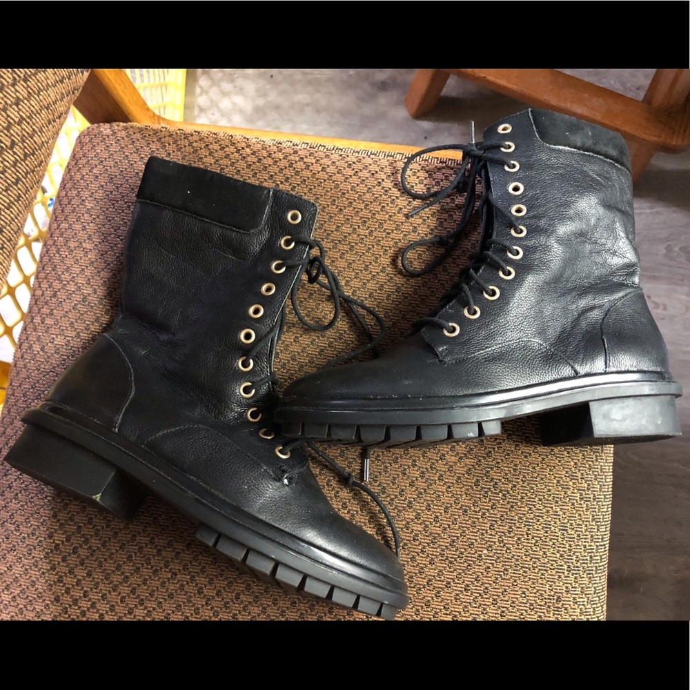 Calvin Klein CK Combat Boots Sz US 7 EUC